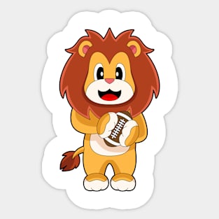 Lion American Football Sports Sticker